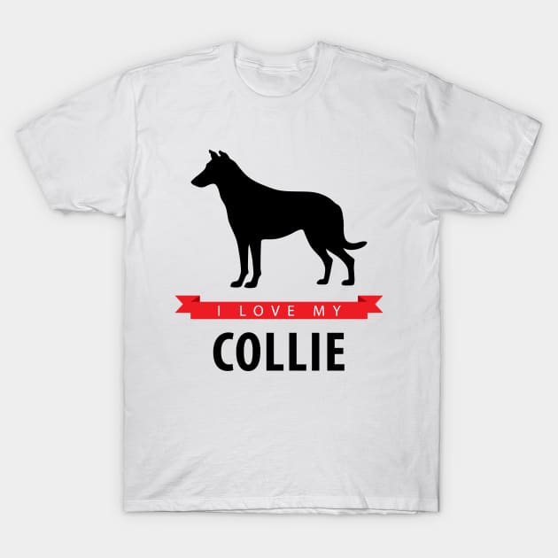 I Love My Smooth Collie T-Shirt by millersye